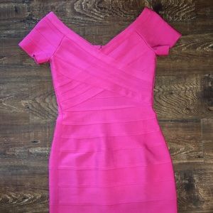 Hot Pink Bodycon Dress